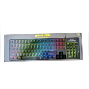 GAME ONN LED light up gaming keyboard 104 keys new in box